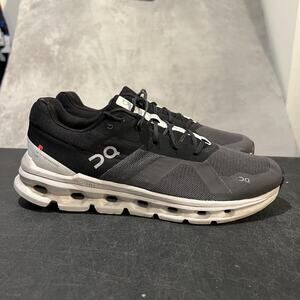 On Cloudrunner Shoes Mens 9.5 Eclipse Mesh Athletic Running Sneakers CloudTec